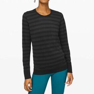 Lululemon Breeze By Long Sleeve Stripe